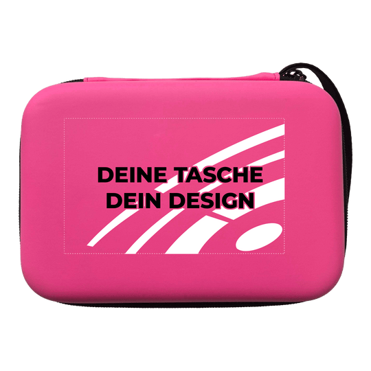 System-4 Dartcase mit Deinem Design Das Bild zeigt ein Produkt mit dem Dateinamen MCS4-Pink_McDart_System4_Dartcase_Mit_Wunschdruck_Pink_2. Es handelt sich um eine weitere Ansicht des Artikels.