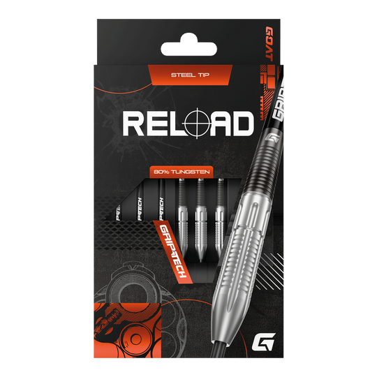 Fléchettes en acier GOAT Reload GOAT Reload Steeldarts werden hier präsentiert. Die Steeldarts sind für ambitionierte Spieler geeignet.