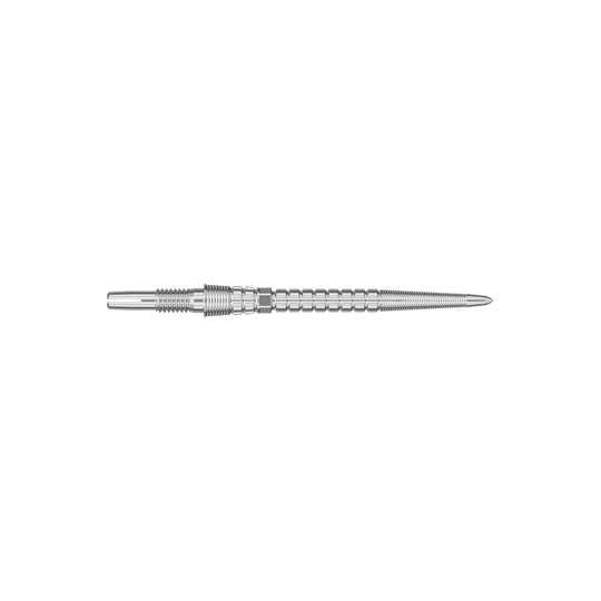 Target Chrono Swiss Storm Point Dart Tips - Silver Target Chrono Swiss Storm Point Dart Tips - Silver