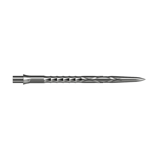 Caliburn System Steeldartspitzen - HAN G2 - Silber Abgebildet sind Steeldartspitzen Caliburn Evo System, HAN G2, Silber, 40mm. Diese Dartspitzen eignen sich für den professionellen Einsatz.