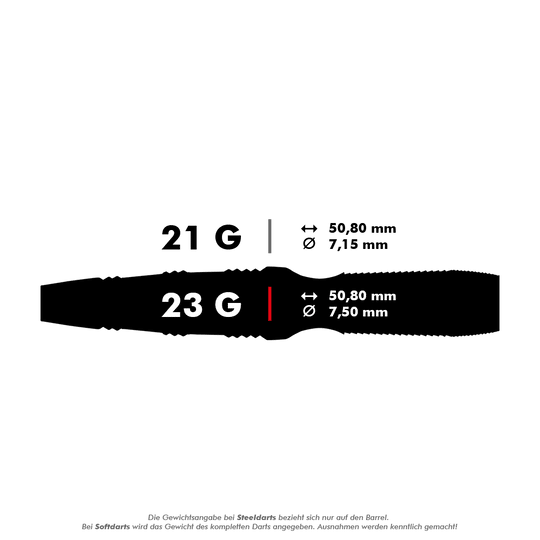Fléchettes en acier Winmau Simon Whitlock Dynamic Special Edition 2022, 21g
