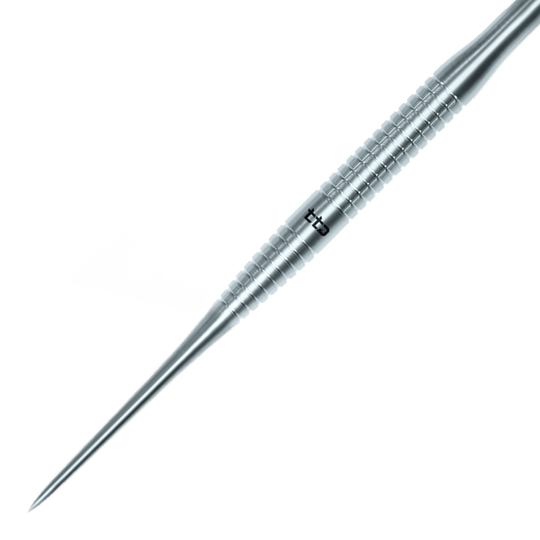 Dardos de acero Caliburn TTD Complete Titanium T3 Silver - 7 g Hier sieht man die Caliburn TTD Complete Titanium T3 Silver Steeldarts - 7g. Die Darts bestehen aus silbernem Titan und wiegen jeweils 7 Gramm.