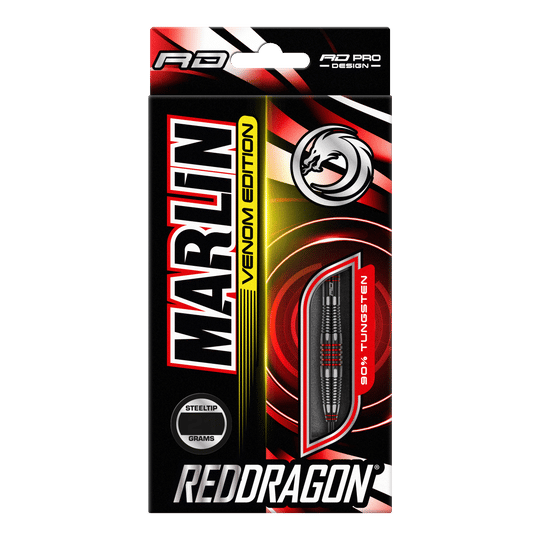 Fléchettes en acier Red Dragon Marlin Venom