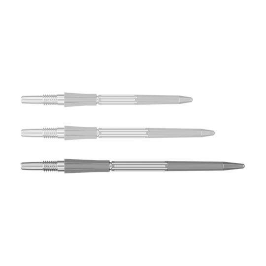 Groty do lotek Target Elysian Archetype 43 Swiss Point Steel – srebrne Auf dem Bild sind SwissPoint Dartspitzen in Silber mit einer Länge von 42 mm zu sehen. Dieses Produkt ist für Dartpfeile gedacht.