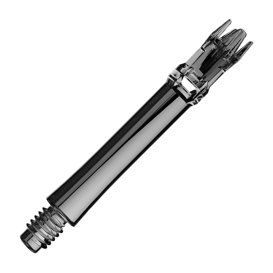 L-Style L-System Replacement Shafts - Clear Black Hier ist eine Ersatzshaft in transparentem Schwarz abgebildet. Die Shaft ist von der Seite zu sehen.