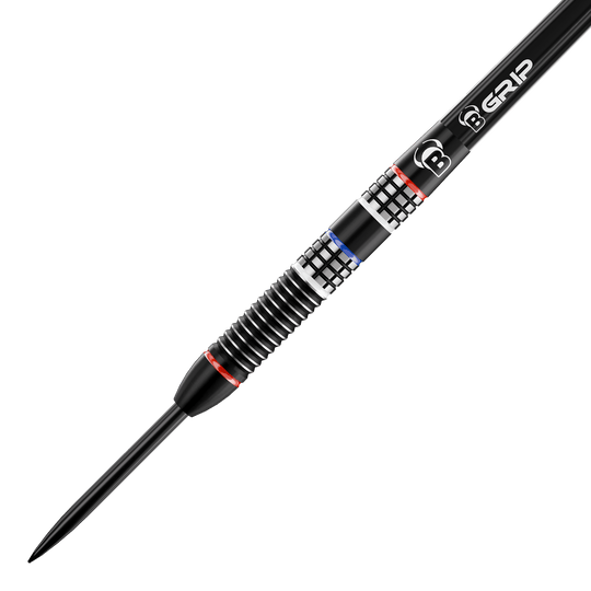 Bulls Cor Dekker The Sheriff Steeldarts - 23g Zu sehen sind Bulls Cor Dekker The Sheriff Steeldarts mit einem Gewicht von 23 Gramm. Die Darts bieten eine hohe Verarbeitungsqualität.