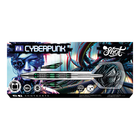 Shot AI Cyberpunk Steeldarts
