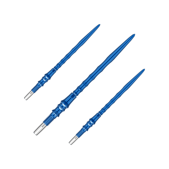 Target Japan Premium Swiss Point Dartspitzen - Blau Abgebildet ist ein Set Dartspitzen mit der Bezeichnung '340384_Target_Japan_Premium_SwissPoint_Dartspitzen_Blau_40mm_1Set'. Die Dartspitzen sind blau und haben eine Länge von 40 mm.