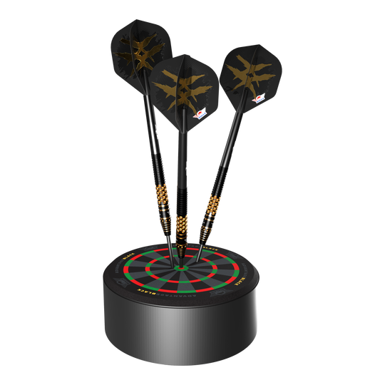 Bulls NL Advantage Black Mini Dart Display Darthalter Abgebildet ist der Bulls NL Advantage Black Mini Dart Display Darthalter. Dieser Halter dient zur Präsentation und Aufbewahrung von Mini-Darts.