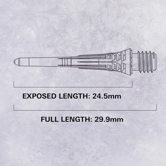 Target Cryo Soft Dart Tips 30 ks - bílé Dieses Bild zeigt den Target Cryo Softdartspitzen 30er Pack in der Farbe Weiß. Die Spitzen werden zum Wechseln bei Softdarts verwendet.