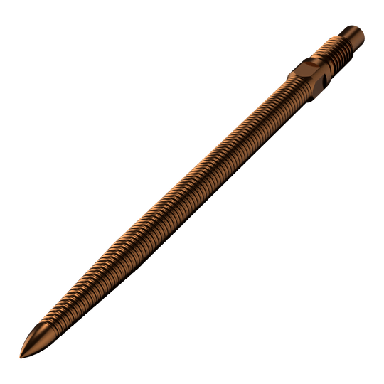 Bulls NL Convertible Point Dartspitzen - Micro Grip - Bronze Zu sehen ist eine Dartspitze mit MicroGrip in Bronze. Die Länge der Spitze beträgt 36mm.