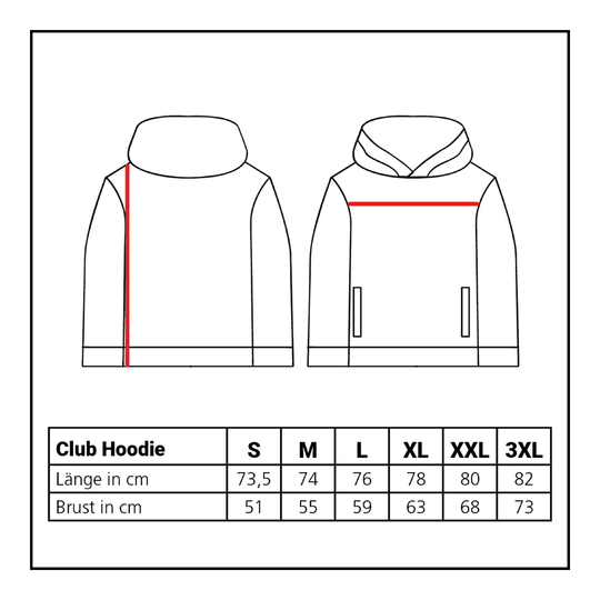 Felpa con cappuccio Lions Collection Club Der Löwen Kollektion Club Hoodie ist auf diesem Bild abgebildet. Es handelt sich um einen gemütlichen Kapuzenpullover für den Alltag.