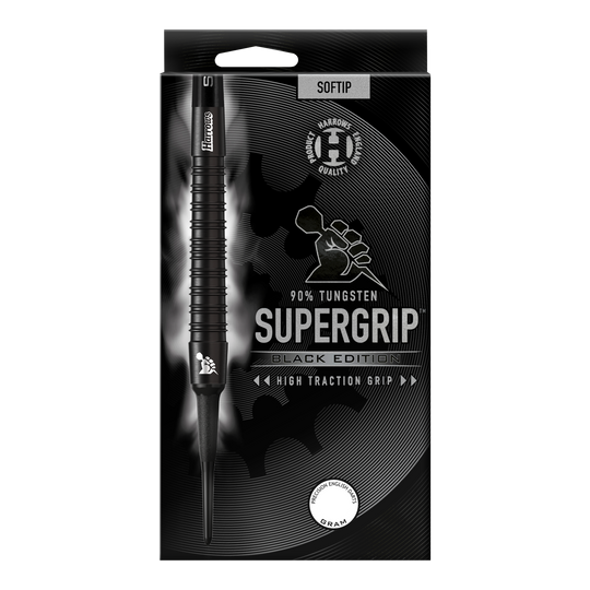 Měkké šipky Harrows Supergrip Black Edition