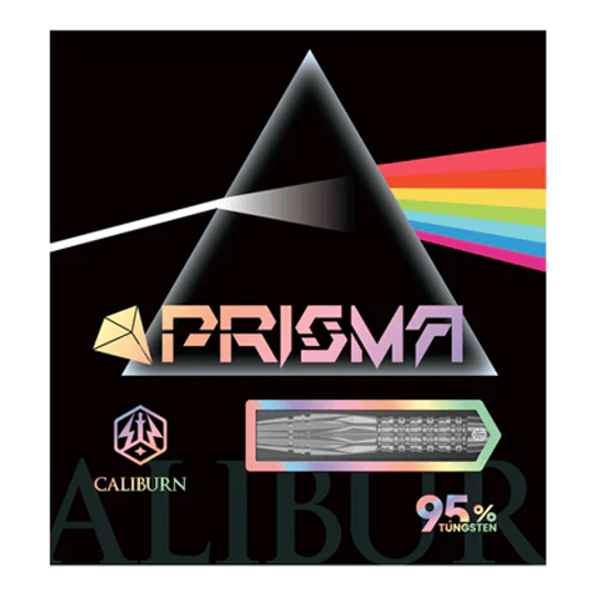 Ocelové šipky Caliburn Prisma P1 - 19,5 g Caliburn Prisma Steeldarts mit einem Gewicht von 19,5g. Diese Steeldarts bieten optimale Kontrolle beim Werfen.