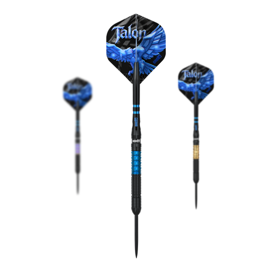 One80 Talon T1 Steeldarts Abgebildet sind die One80 Talon Steeldarts. Das Set besteht aus hochwertigen Steeldarts zum professionellen Dartspiel.