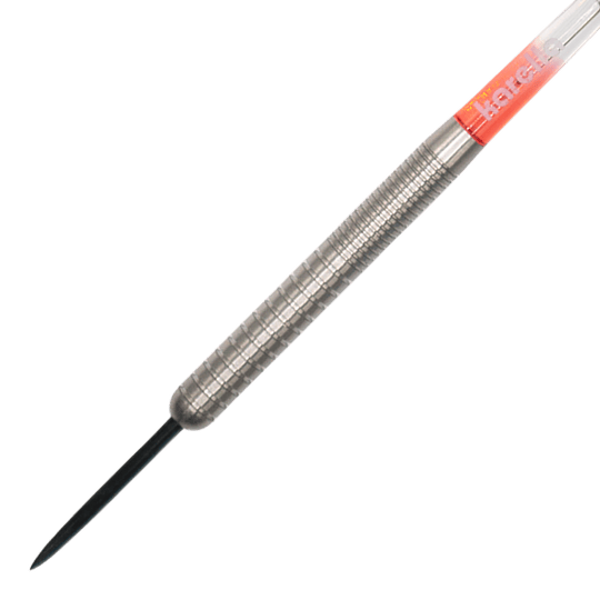 Dardos de acero Karella Comic Line CL-1 - 22 g Zu sehen ist ein Karella Comic Line CL-1 Steeldarts - 22g Dartpfeil. Das Bild stellt Merkmale des Produkts dar.