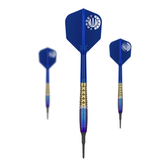 Měkké šipky Target Japan Prime Series Zenith GEN2 - 20g Target Japan Prime Series Zenith GEN2 Softdarts - 20g. Abgebildet ist das komplette Set dieser Softdarts.