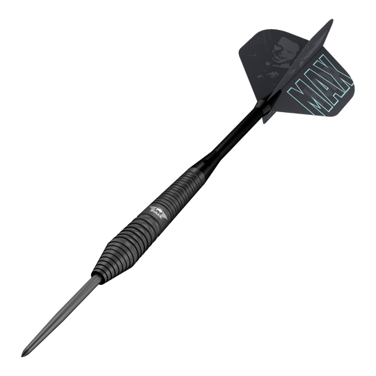 Dardos Bulls NL Max Hopp de acero negro Auf diesem Bild sind die Bulls NL Max Hopp Black Steeldarts abgebildet. Diese Darts sind speziell für anspruchsvolle Spieler entwickelt.