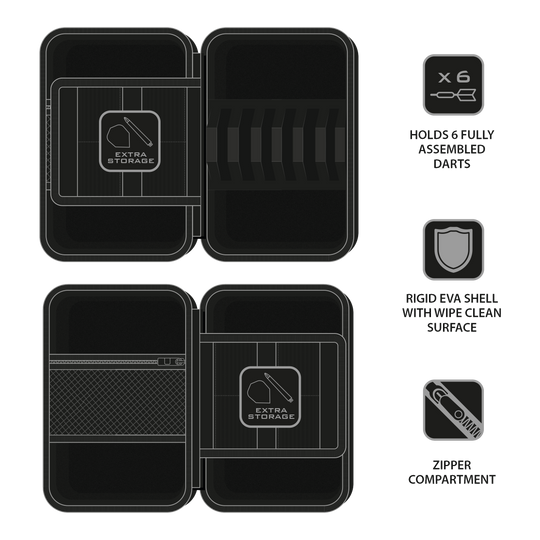 Harrows Ryan Searle Player Pro6 Dartcase Harrows Ryan Searle Player Pro6 Dartcase ist ein professionelles Dartcase für Spieler. Es bietet Platz für mehrere Darts und Zubehör.