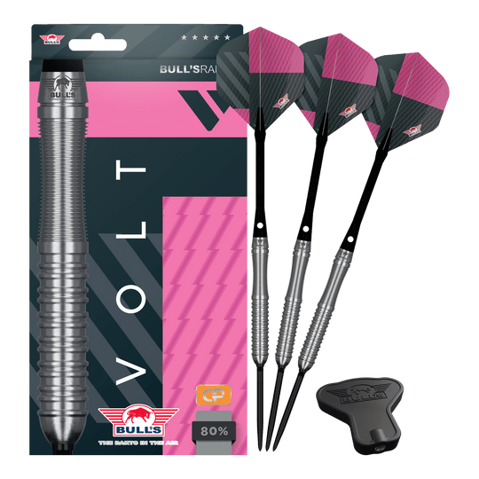Bulls NL Volt Pink Convertible Point Steeldarts Bulls NL Volt Pink Convertible Point Steeldarts
