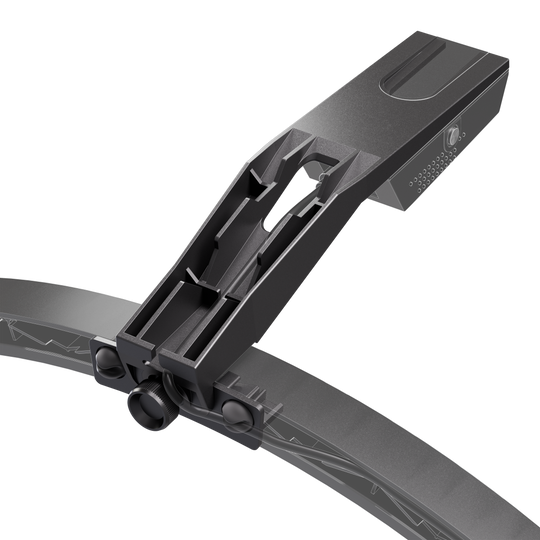 Das Bild zeigt den Target OMNI VIRT Kamera Arm. Der Kamera Arm ist aus Metall gefertigt und eignet sich zur Befestigung einer Kamera.