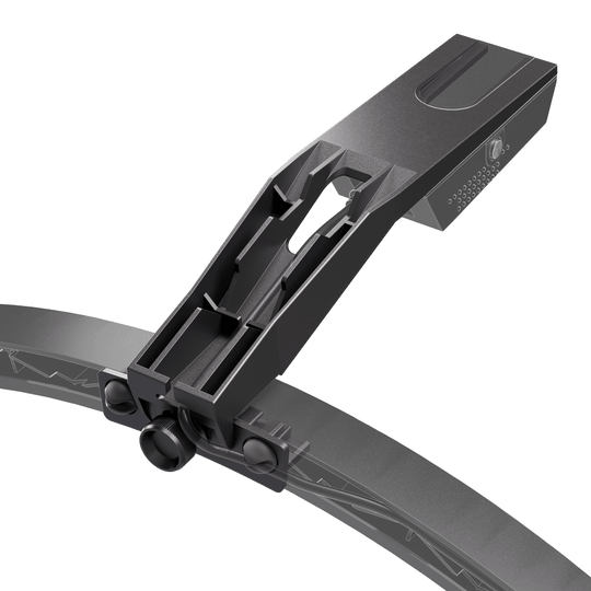 Bras de caméra Target OMNI VIRT Das Bild zeigt den Target OMNI VIRT Kamera Arm. Der Kamera Arm ist aus Metall gefertigt und eignet sich zur Befestigung einer Kamera.