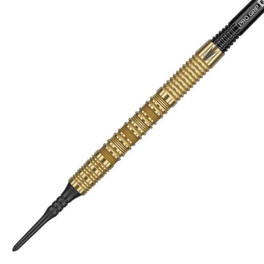 Abgebildet ist das Produkt Target Bolide Envy 10 Softdarts. Es handelt sich um hochwertige Softdarts für präzises Darten.