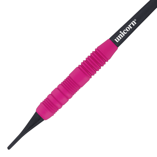 Softdarts rosa gommati Unicorn Core Plus - 19 g