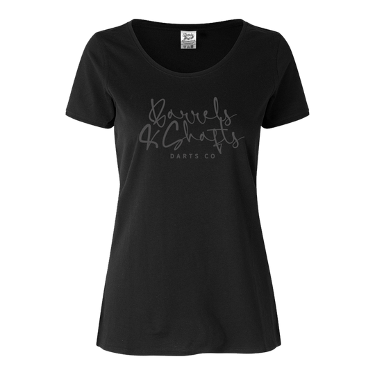 Barrels and Shafts Women&#39;s T-Shirt - Black