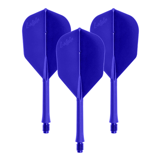 Zu sehen ist ein Artikel mit dem Dateinamen LSF-902_L-Style_BarFlight_Blau_1Set. Es handelt sich vermutlich um ein Set blauer Dart-Flights.