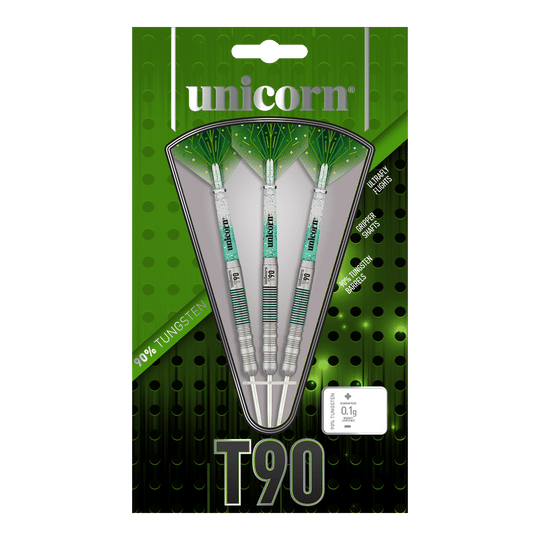 Freccette in acciaio Unicorn T90 Core XL Verde