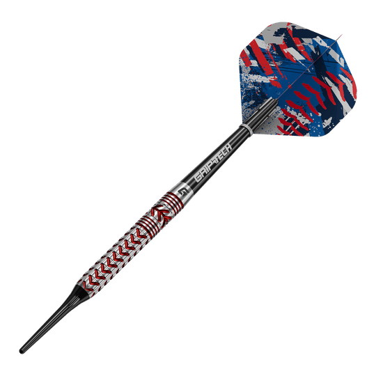 GOAT Curveball Softdarts - 20g Zu sehen sind die GOAT Curveball Tungsten Softdarts - 20g. Die Darts zeichnen sich durch ihr Gewicht von 20 Gramm und das verwendete Tungsten aus.