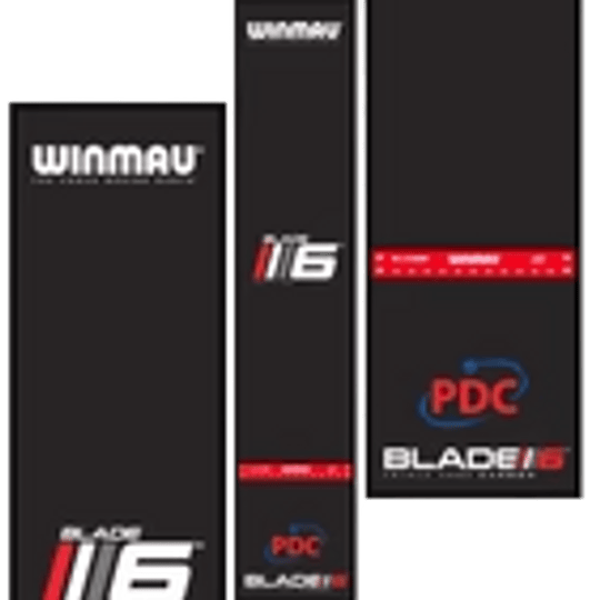 Abgebildet ist die Winmau Pro Zone Precision Blade 6 Soft Dartmatte. Diese Matte bietet Präzision und Schutz beim Darts spielen.