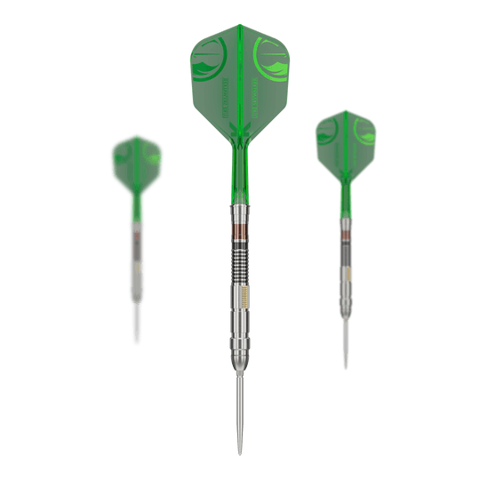 Target Star Wars Luke Skywalker Jedi Knight Lightsaber Limited First Edition Darts - 24g Abgebildet sind die Target Star Wars Luke Skywalker The Jedi Knight Light Saber Limited Edition Steeldarts mit einem Gewicht von 24g. Das Produkt ist inspiriert von Luke Skywalker aus Star Wars und zeichnet sich durch ein einzigartiges Design aus.