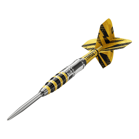 Target Buzz 03 Swiss Points Steeldarts Das Produkt ist Target Buzz 03 Swiss Points Steeldarts. Die Darts sind speziell zum Steeldart-Spielen entwickelt.