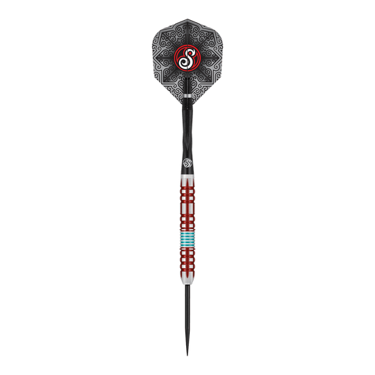 Dardos de acero Shot Collab Pro Series Josh Pearson - 23 g Dieses Bild stellt die Shot Collab Pro Series Josh Pearson Steeldarts - 23g dar. Die Steeldarts bieten eine gute Kombination aus Balance und Griff.