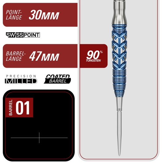 Fléchettes en acier Target Japan Sereno GEN3 Swiss Point