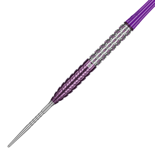 Ocelové šipky Caliburn Awakening ET Auf dem Bild befinden sich die Caliburn Awakening E.T. Steeldarts. Die Darts sind aus einem anderen Blickwinkel aufgenommen.