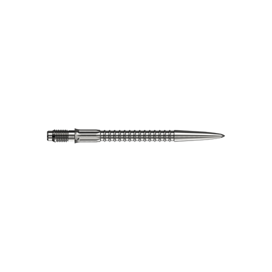 Mission R2.5 Rapid Point GV1 Dartspitzen - Silber Das Bild zeigt Mission R25 Rapid Point GV1 Dartspitzen in Silber, 30mm. Hier handelt es sich um Ersatzspitzen für Darts.