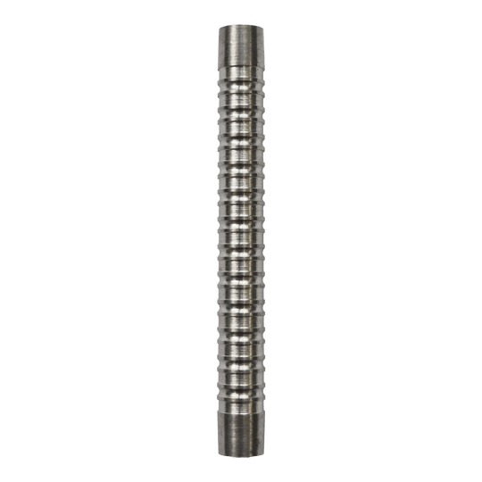 Gezeigt wird ein McDart Double Ring Softdart Barrels - 18g. Dieses Dart-Barrel hat eine auffällige doppelte Ringstruktur.