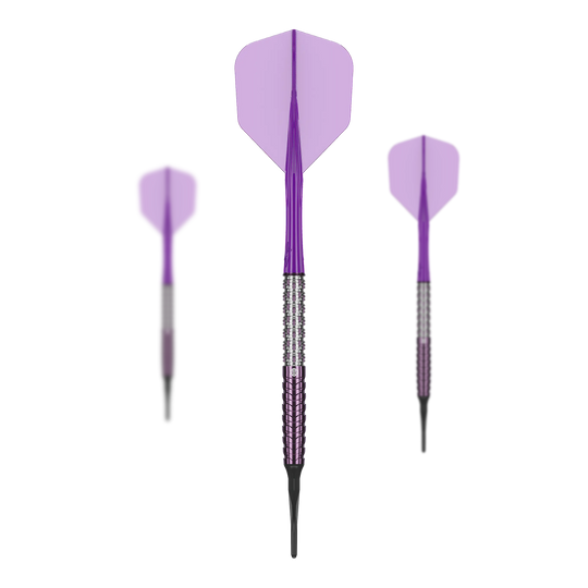Měkké šipky Caliburn Awakening ET - 20,5 g Zu sehen ist ein Artikel namens CB1896_Caliburn_Awakening_ET_Softdarts_1Set. Wahrscheinlich handelt es sich um ein Set von Softdarts.