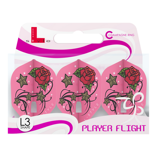 Ailettes L-Style Lisa Ashton V2 Rose L3PRO