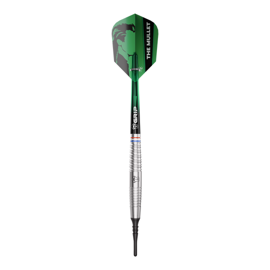 Dardos blandos Bulls Danny Jansen - 20 g Das Produkt Bulls Danny Jansen Softdarts - 20g ist auf dem Bild zu sehen. Die Aufnahme zeigt die spezifischen Details des Softdarts.
