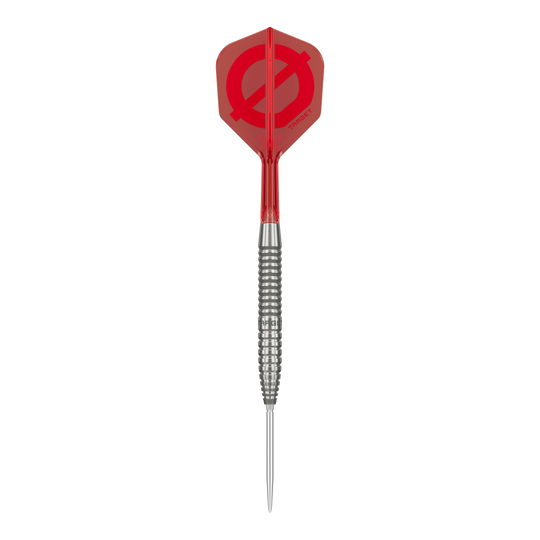Ocelové šipky Target Group O 02 Swiss Points Abgebildet sind die Target Group O 02 Swiss Points Steeldarts. Die Einzelteile sind nebeneinander dargestellt.
