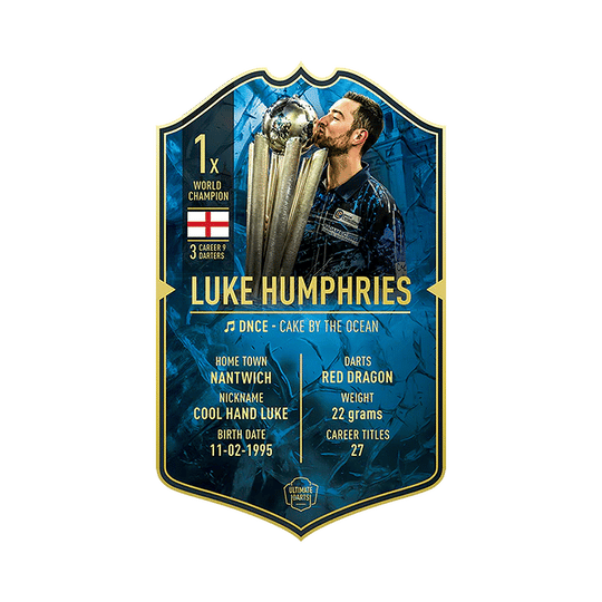 Carta Ultimate Darts - Luke Humphries - Campione del mondo 2024