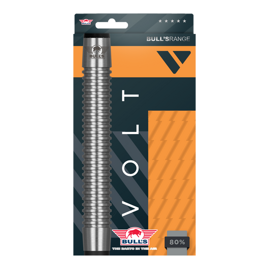 Šipky Bulls NL Volt Orange Soft - 18g Das Produkt zeigt Bulls NL Volt Orange Softdarts - 18g als Set. Die einzelnen Darts sind detailliert dargestellt.