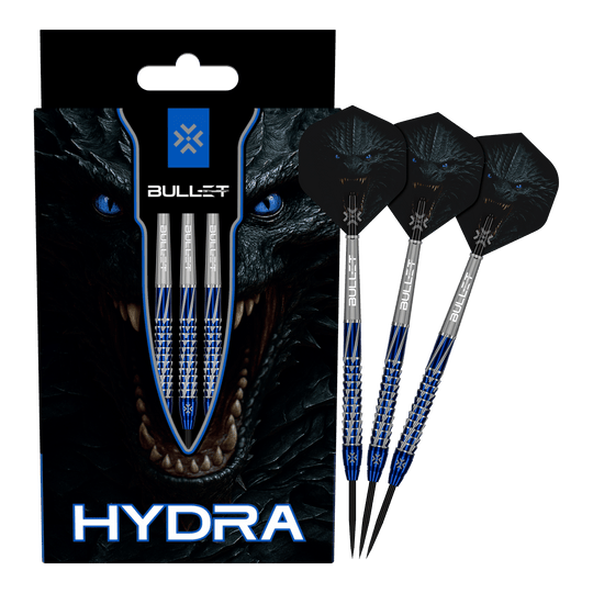 Ocelové šipky Bullet Hydra Diese Abbildung präsentiert die Bullet Hydra Steeldarts. Das Produkt ist für ambitionierte Dartspieler geeignet.