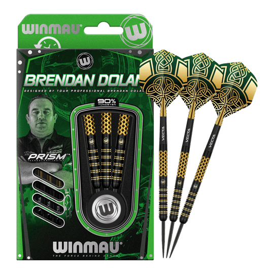 Dardos de acero Winmau Brendan Dolan Signature Series Winmau Brendan Dolan Signature Series Steeldarts werden präsentiert. Das Produkt bietet professionelle Qualität für Dartspieler.