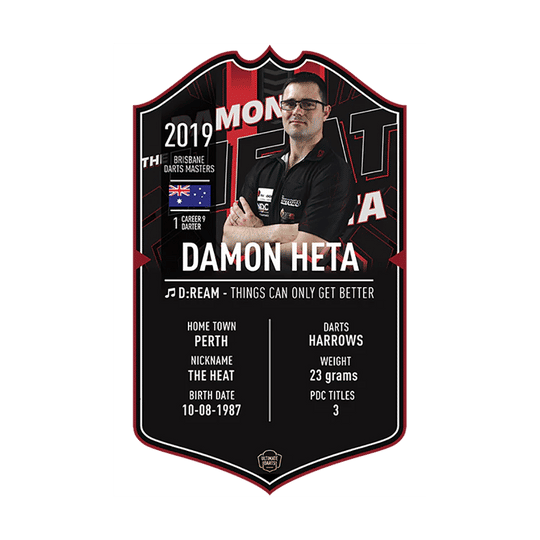 Ultimate Darts Card - Damon Heta