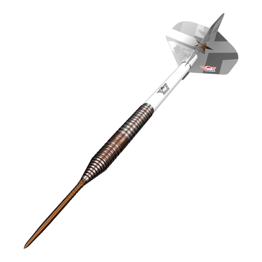 Šipky Bulls NL Max Hopp E5 Convertible Point Steel Darts Zu sehen sind Bulls NL Max Hopp E5 Convertible Point Steeldarts. Das Set ist modern gestaltet.